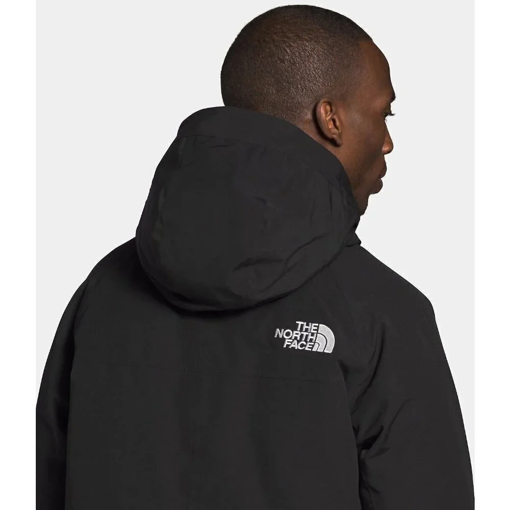 Mens The North Face Outer Boroughs Waterproof Hooded Down Winter Parka Black XXL